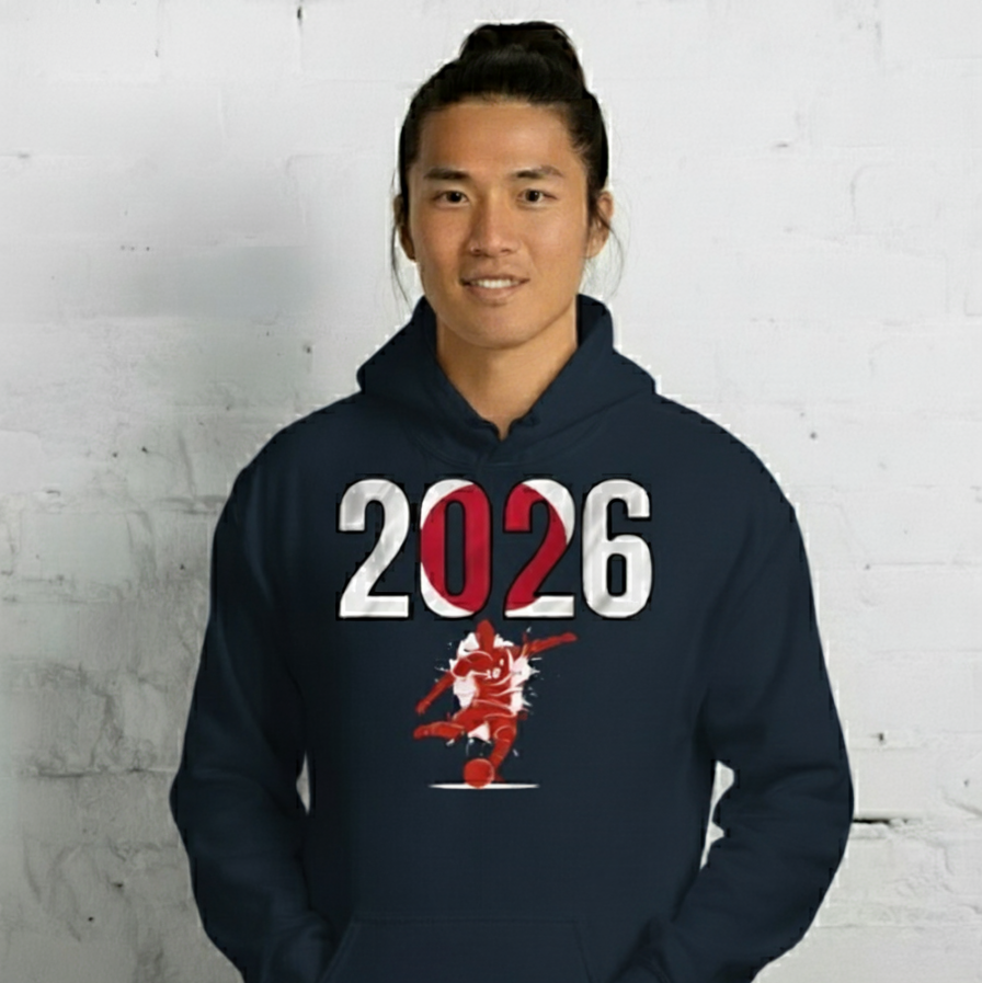 Japan World Cup 2026 Fitted Hoodie | Let's Play