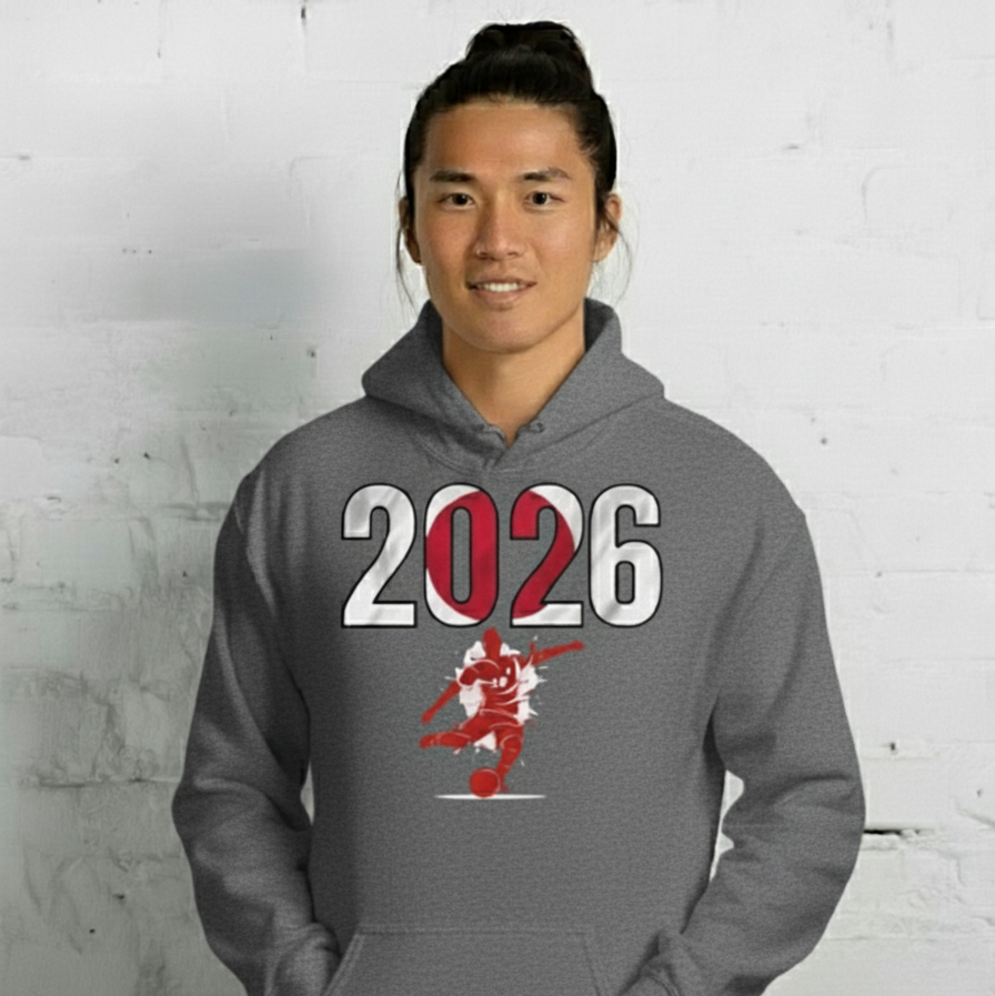 Japan World Cup 2026 Fitted Hoodie | Let's Play