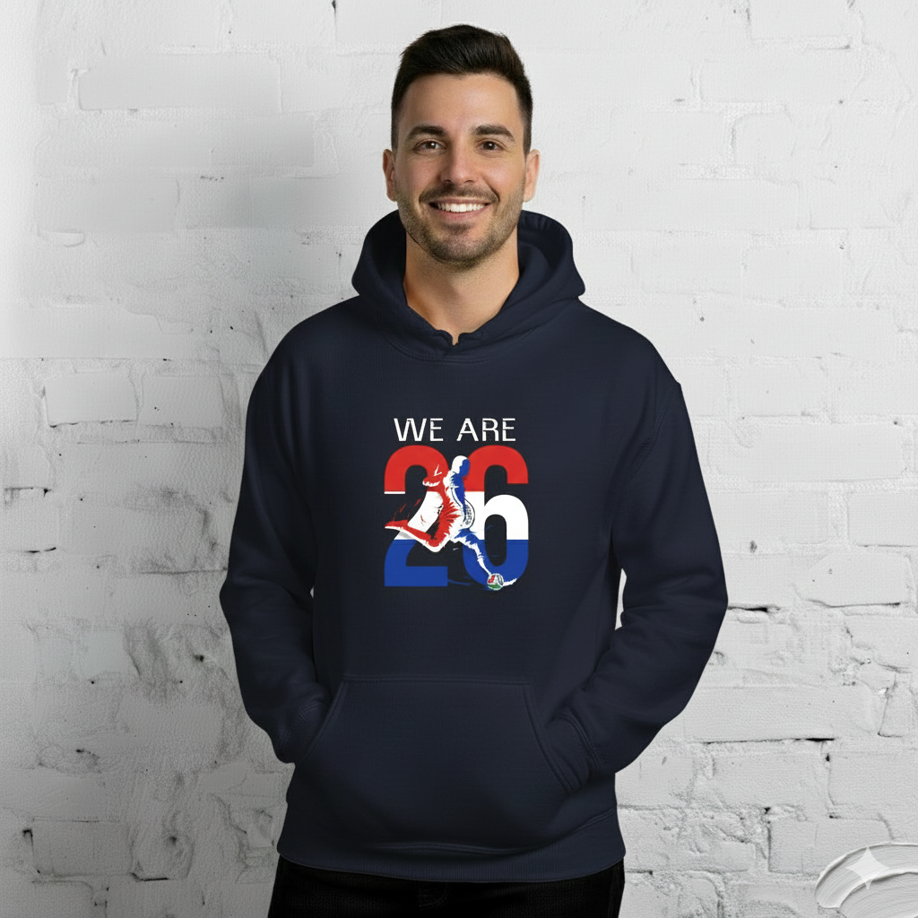 Paraguay World Cup 2026 Fitted Hoodie | We_Are_26