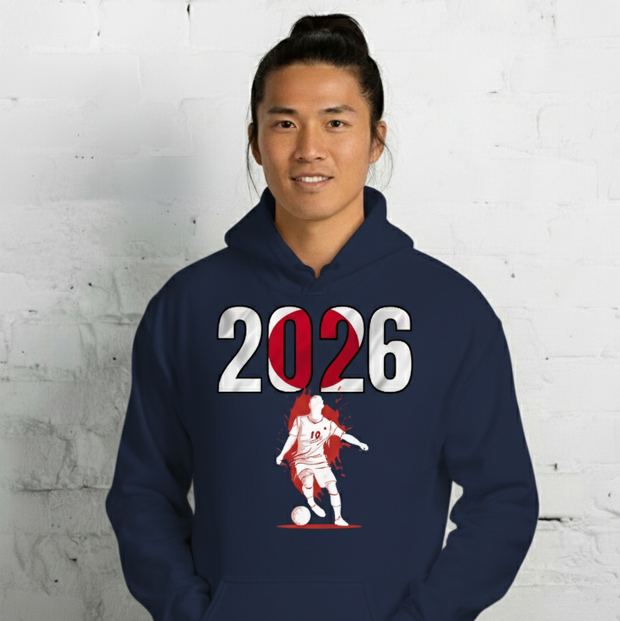 Japan World Cup 2026 Fitted Hoodie | Slick_Move_WH