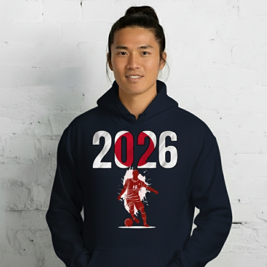 Japan World Cup 2026 Fitted Hoodie | Slick_Move_RD