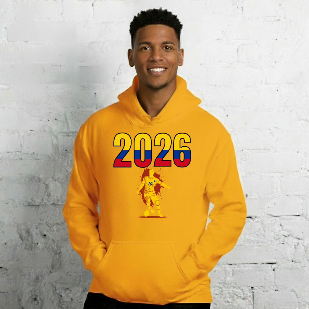 Colombia World Cup 2026 Fitted Hoodie | Slick_Move_YL