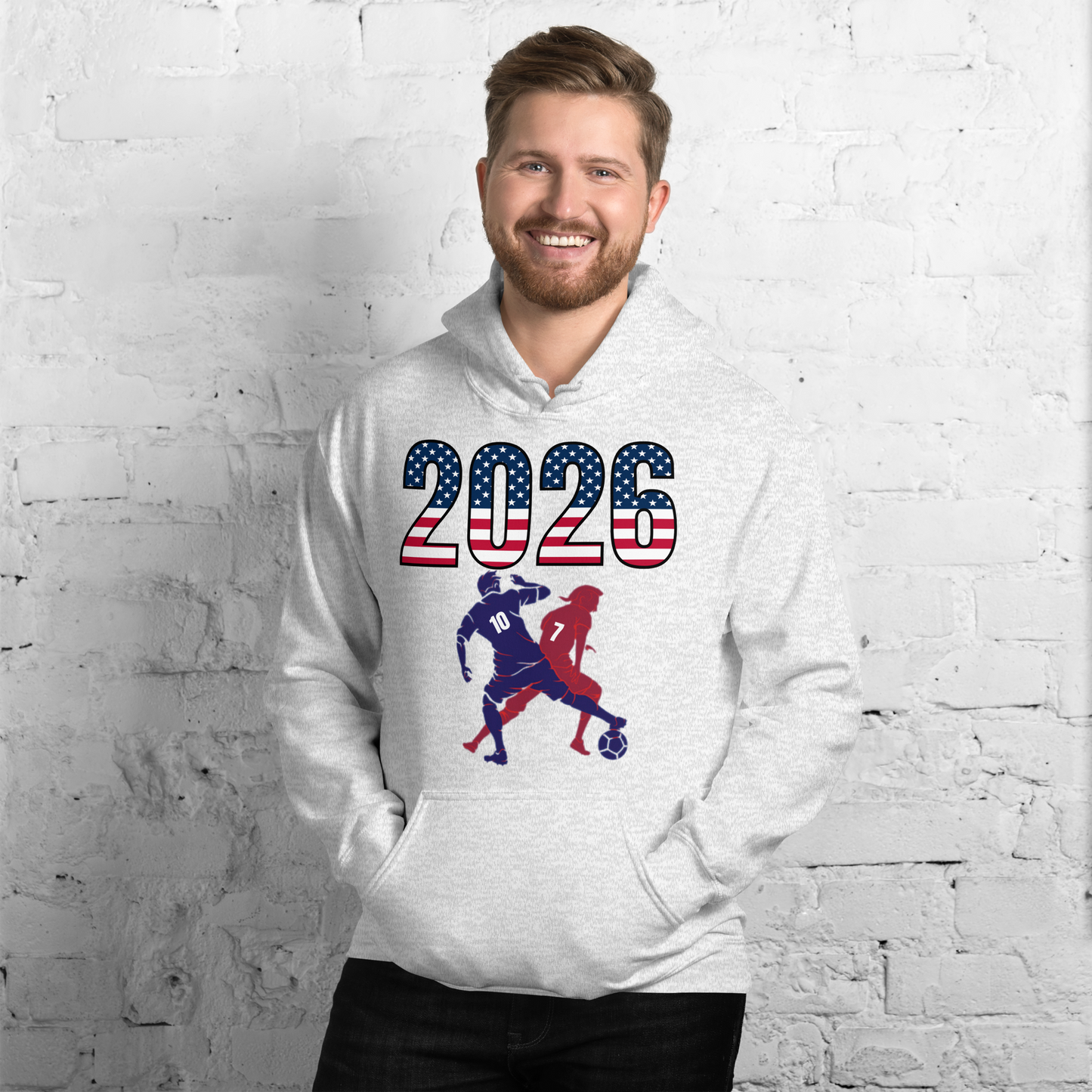 USA World Cup 2026 Fitted Hoodie | Smart Tackle