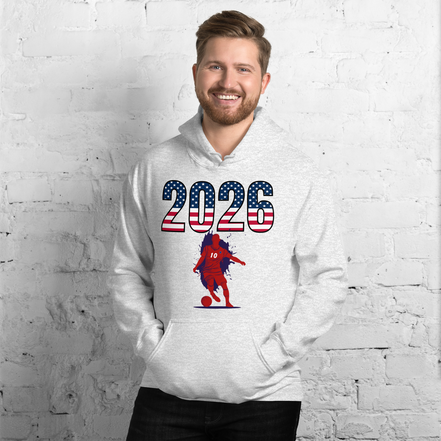 USA World Cup 2026 Fitted Hoodie | SlickMove_RD
