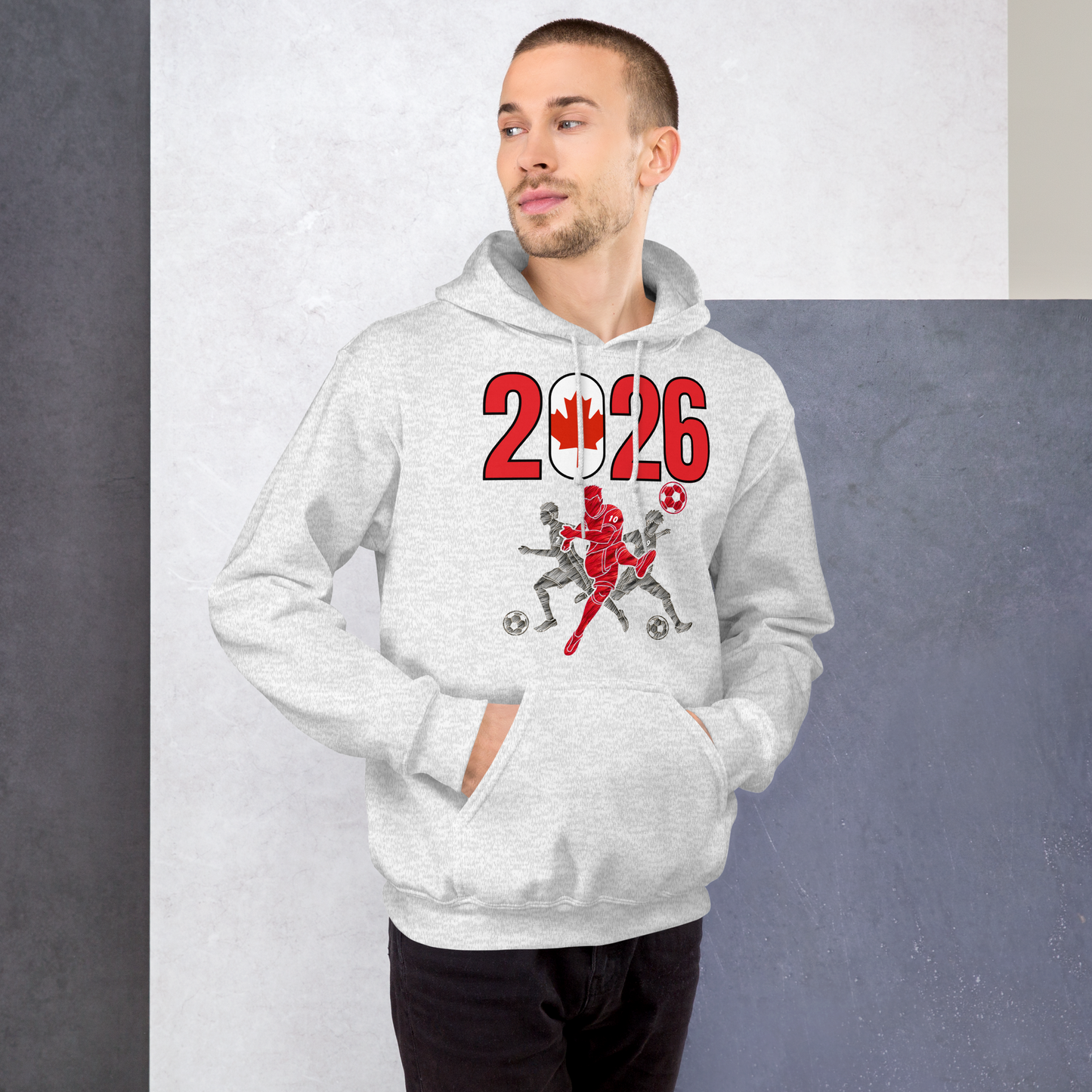 Canada World Cup 2026 Fitted Hoodie | Sprints_Trio