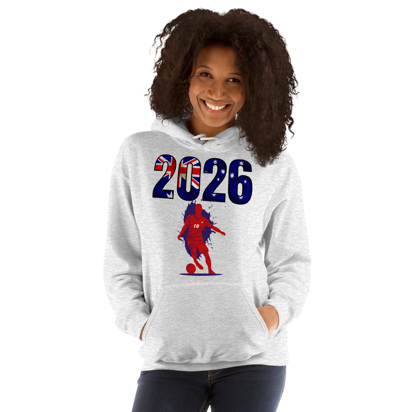 Australia World Cup 2026 Fitted Hoodie | Slick_Move_RD