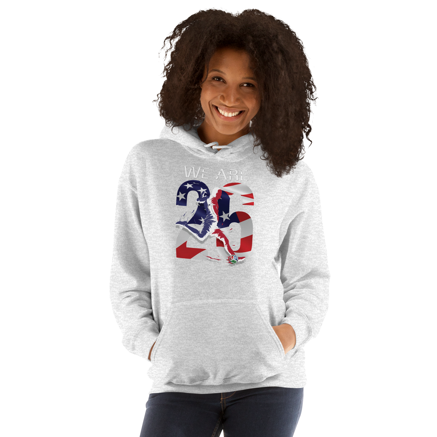 USA World Cup 2026 Fitted Hoodie | We_Are_26