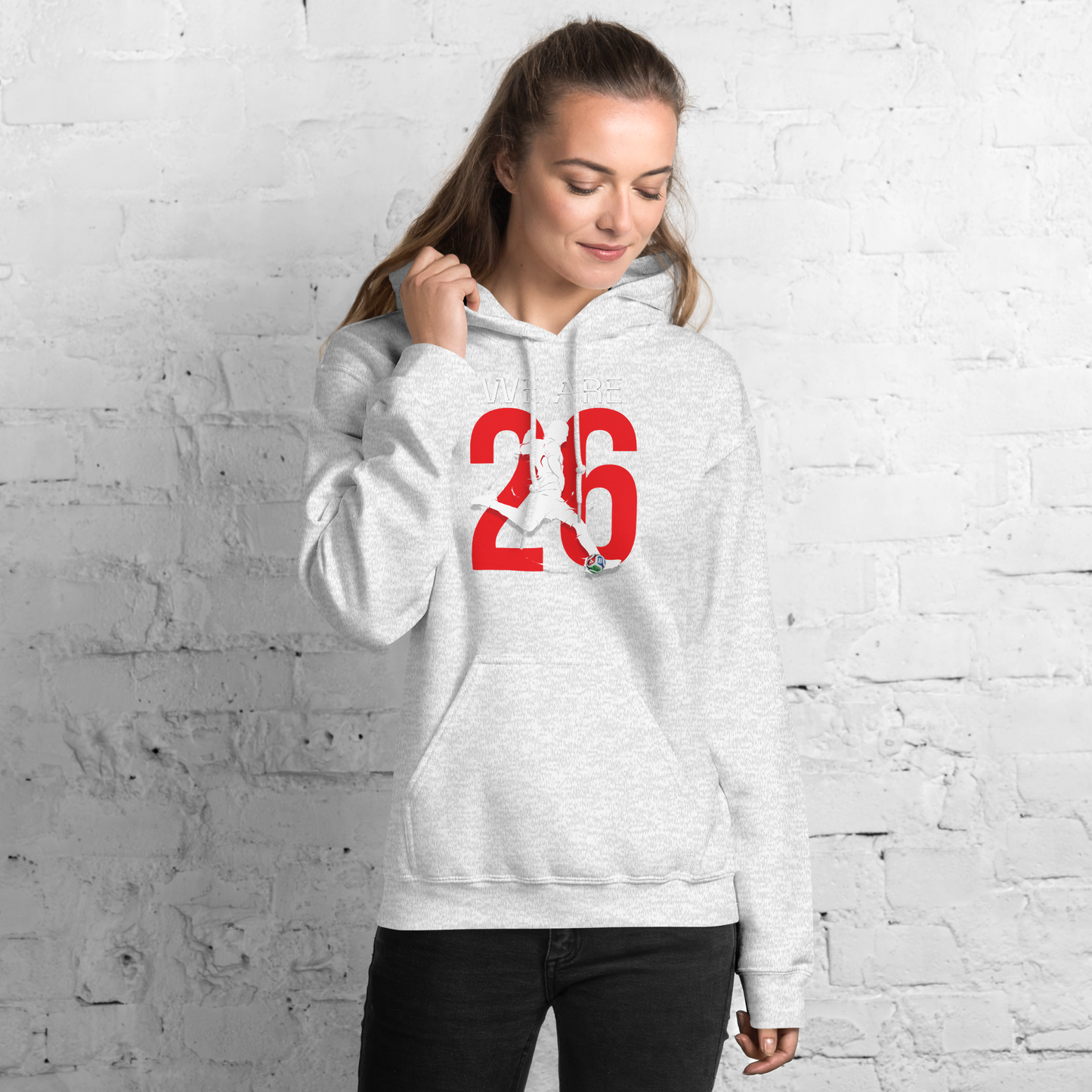 Canada World Cup 2026 Fitted Hoodie | We_Are_26