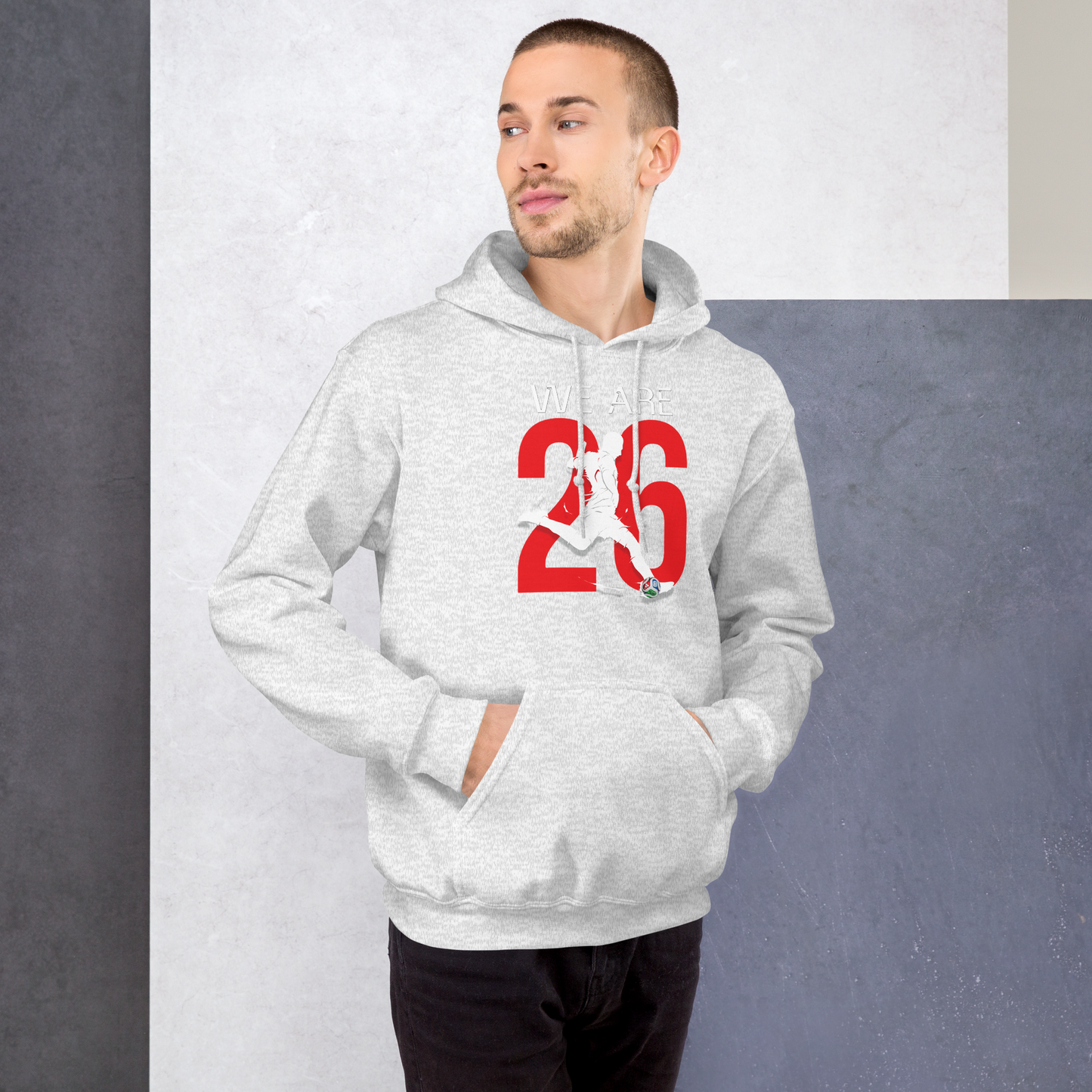 Canada World Cup 2026 Fitted Hoodie | We_Are_26