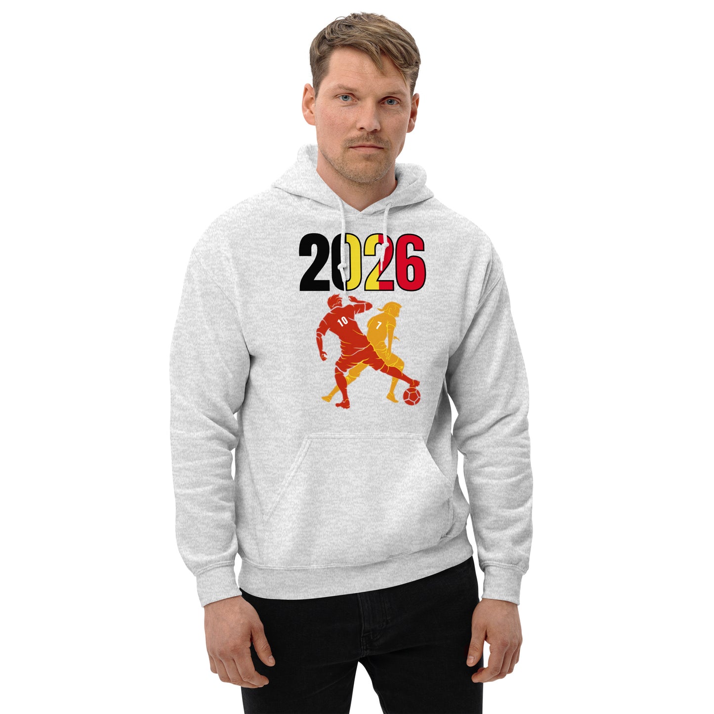 Belgium World Cup 2026 Fitted Hoodie | Smart_Tackle