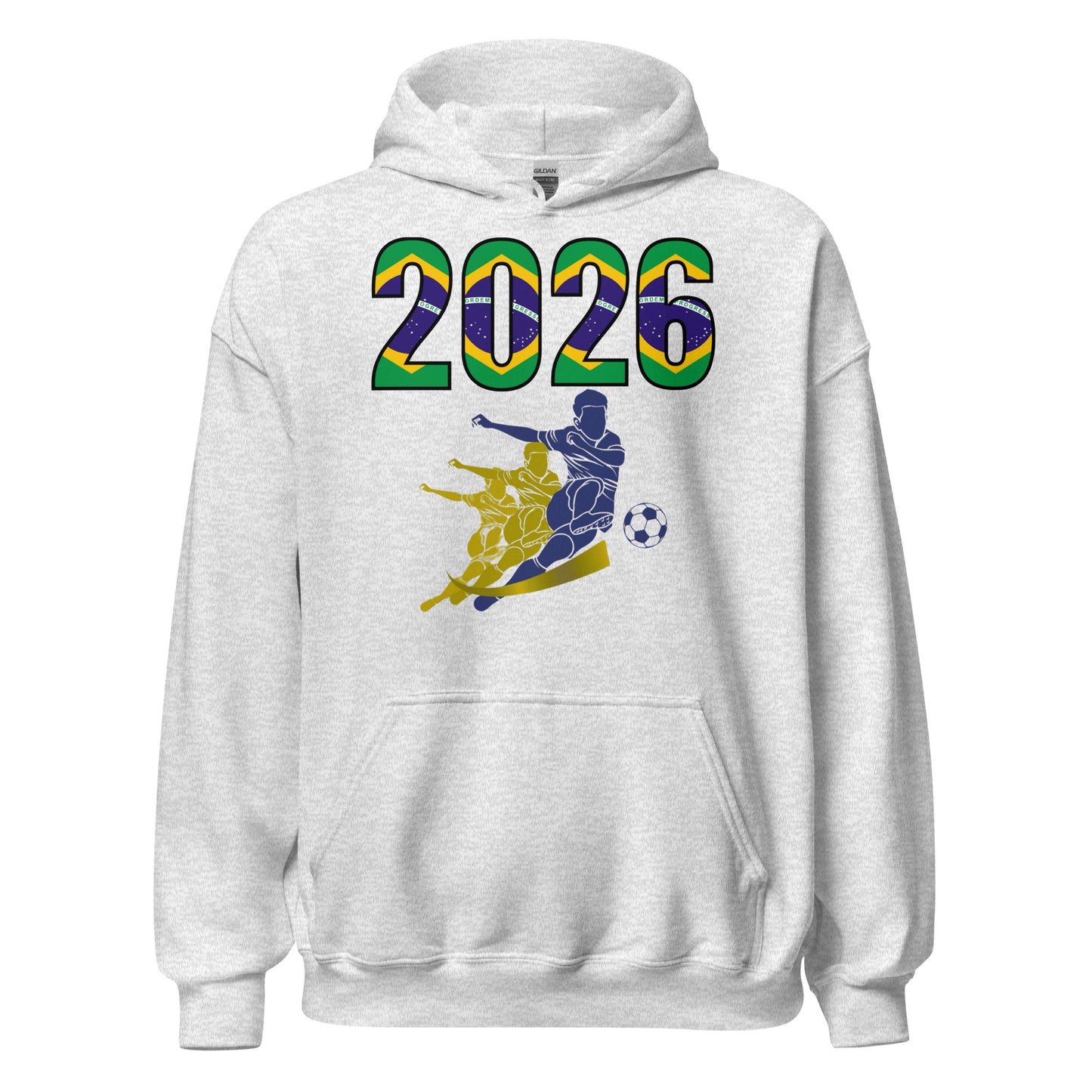 Brazil World Cup 2026 Fitted Hoodie | Rising_Jist_BL