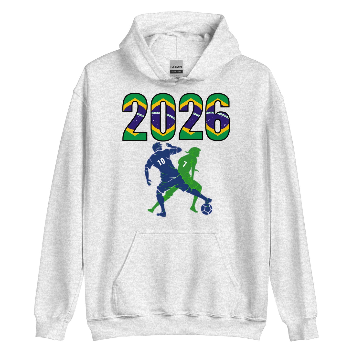 Brazil World Cup 2026 Fitted Hoodie | Smart_Tackle