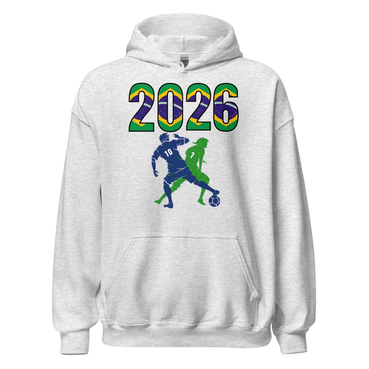 Brazil World Cup 2026 Fitted Hoodie | Smart_Tackle