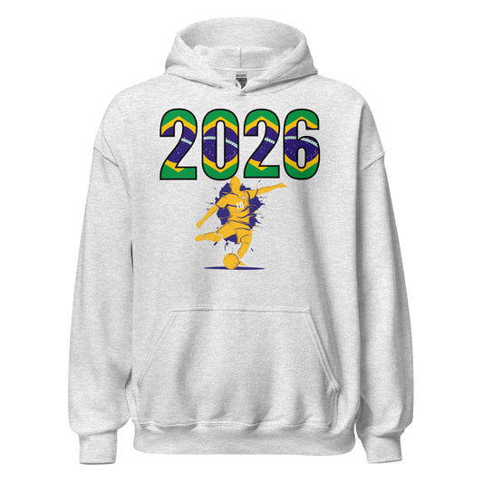 Brazil World Cup 2026 Fitted Hoodie | Let's_Play_GLD