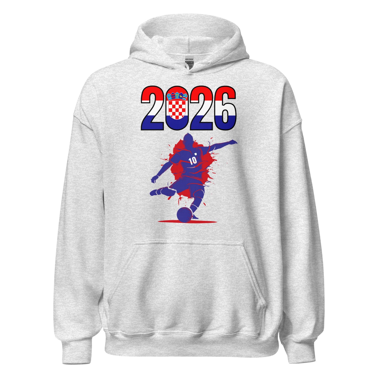 Croatia World Cup 2026 Fitted Hoodie | Let's Play