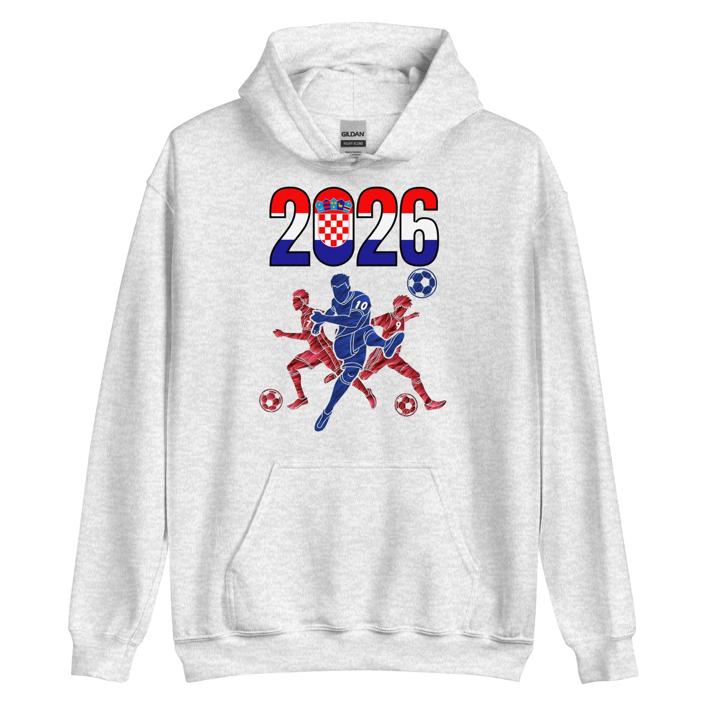 Croatia World Cup 2026 Fitted Hoodie | Sprints_Trio