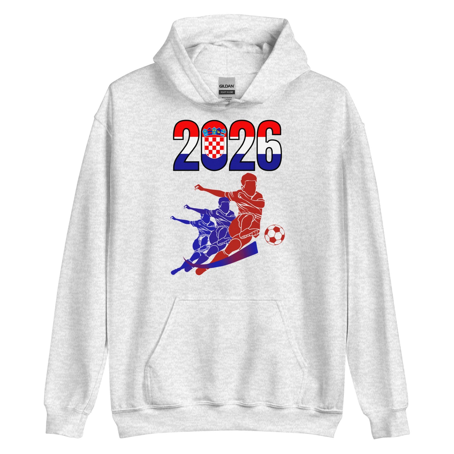Croatia World Cup 2026 Fitted Hoodie | Rising_Jist