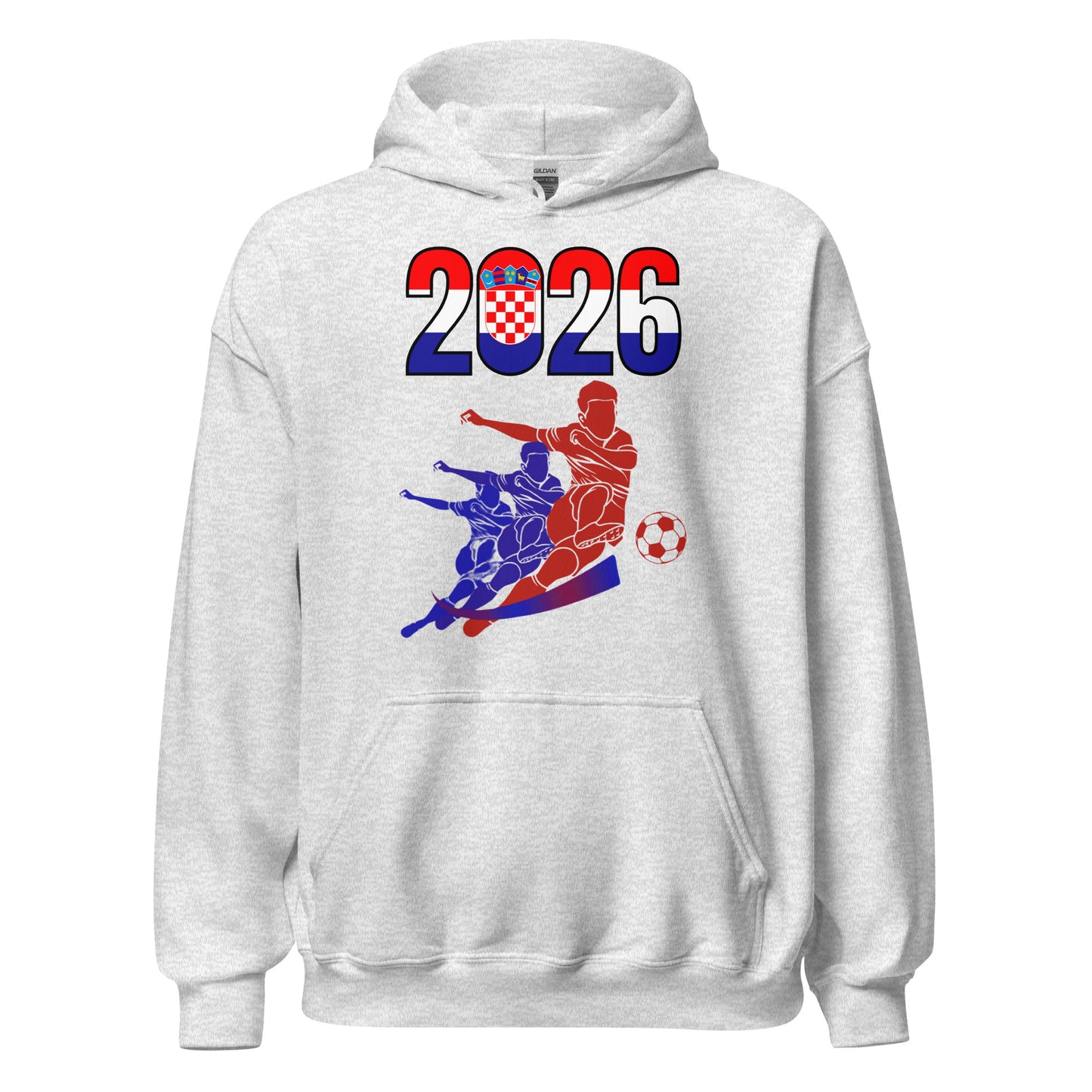 Croatia World Cup 2026 Fitted Hoodie | Rising_Jist