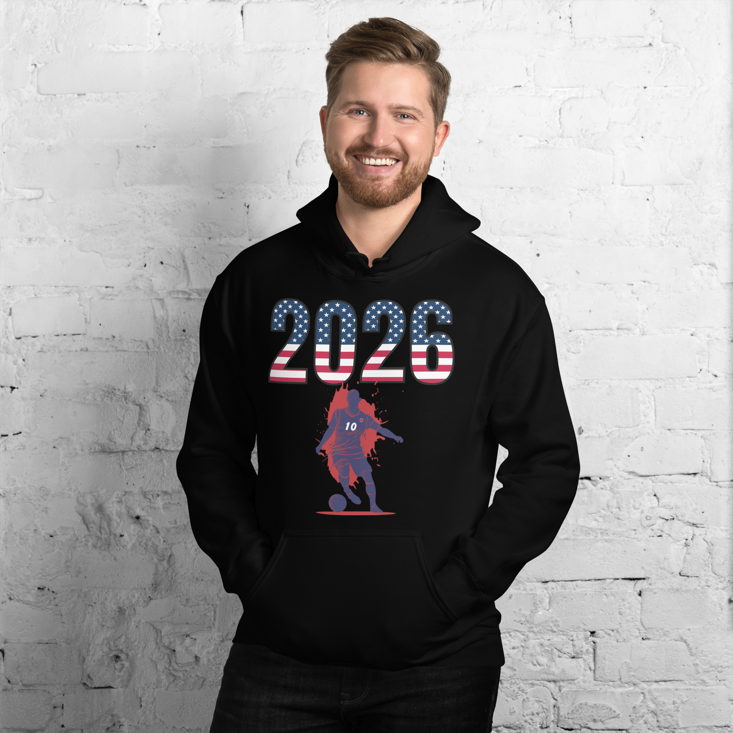 USA World Cup 2026 Fitted Hoodie | SlickMove_BL