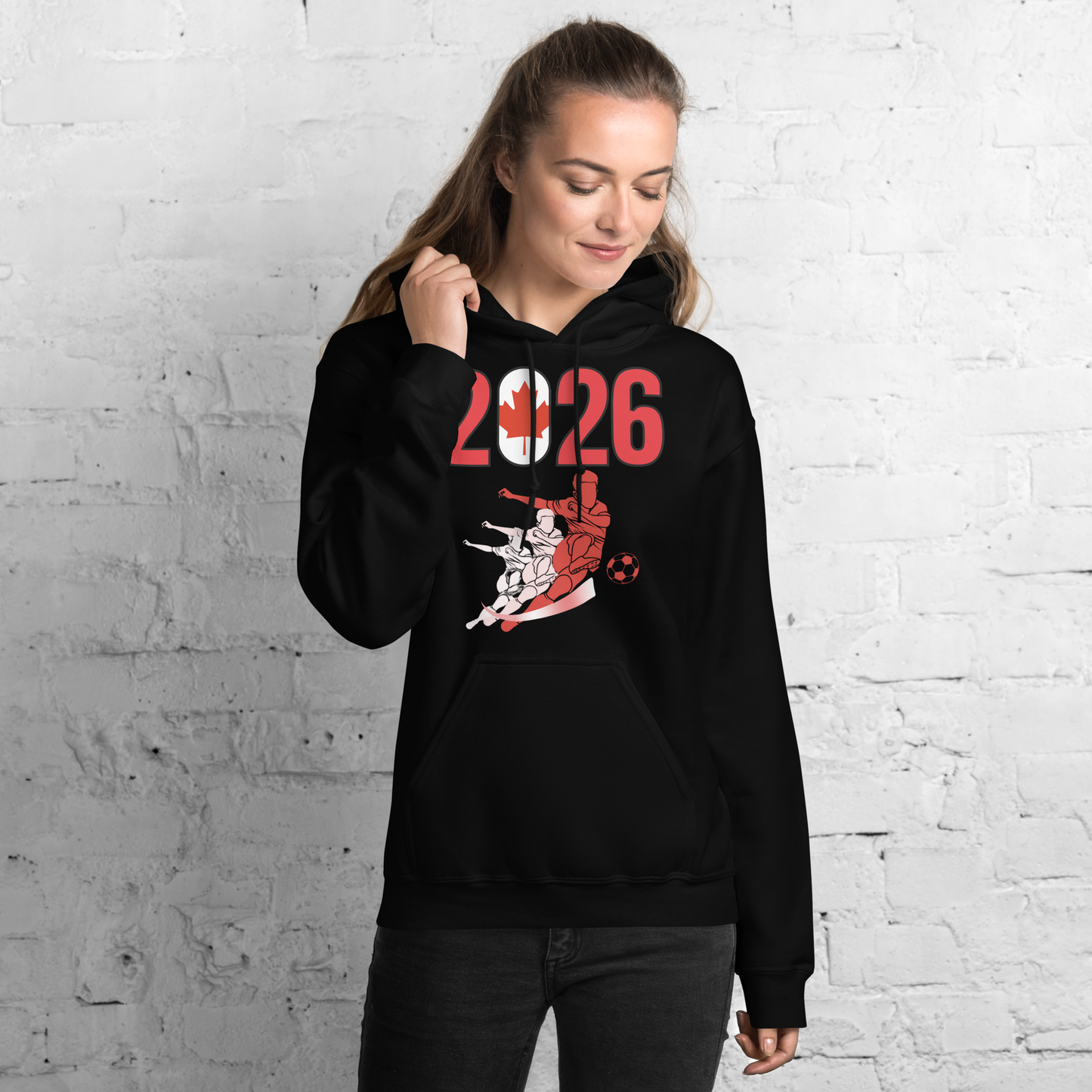 Canada World Cup 2026 Fitted Hoodie | Rising Jist