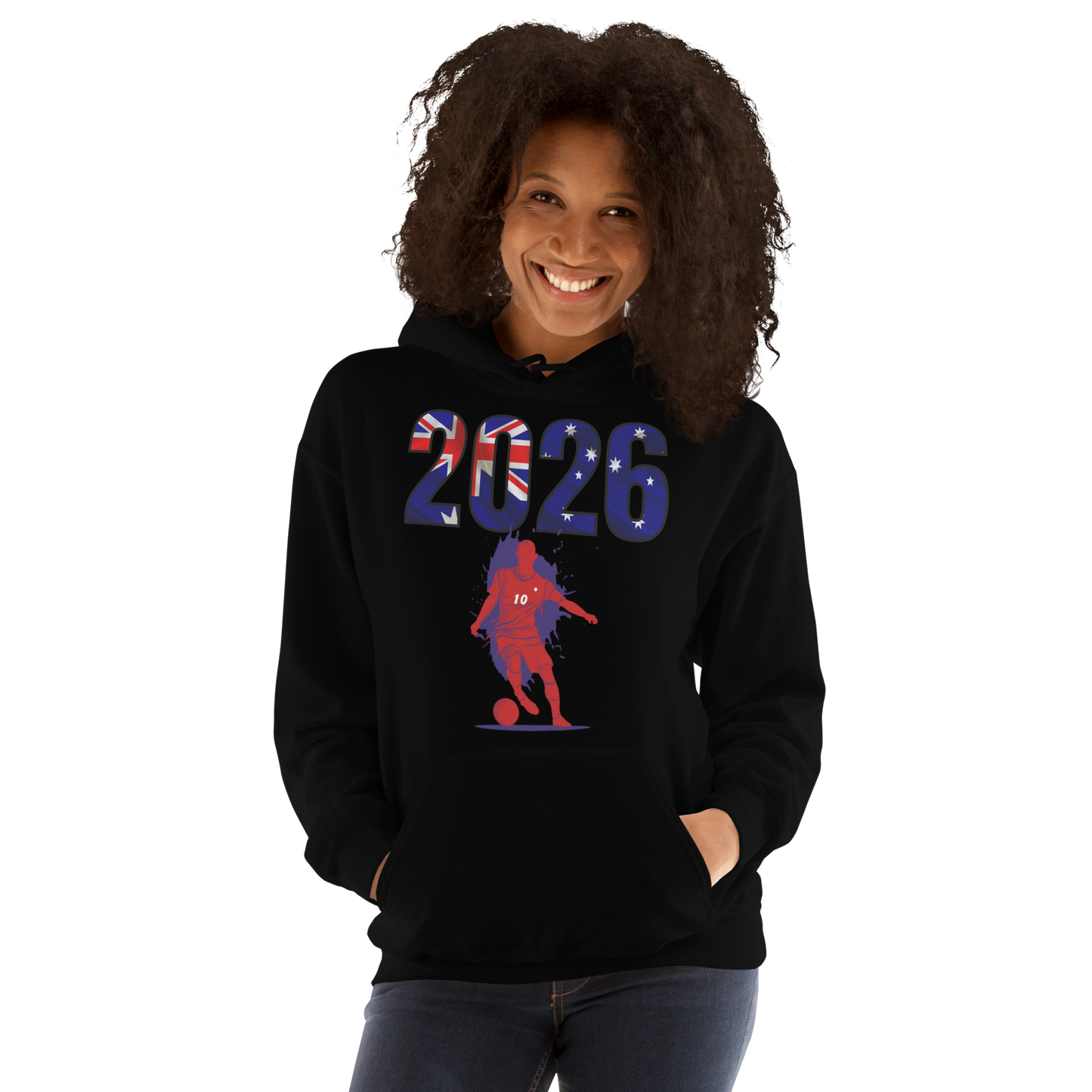 Australia World Cup 2026 Fitted Hoodie | Slick_Move_RD