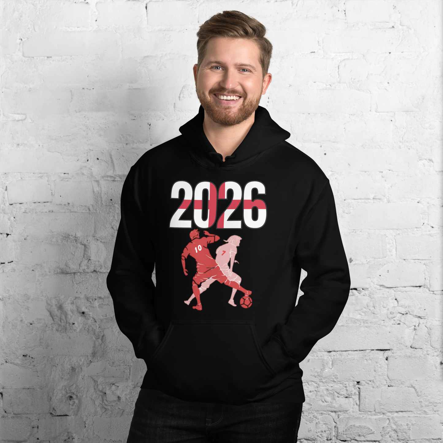 England World Cup 2026 Fitted Hoodie | Smart_Tackle