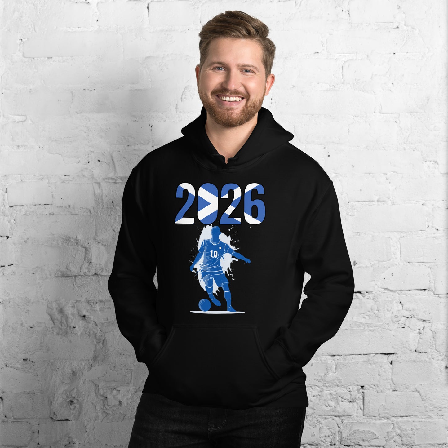Scotland World Cup 2026 Fitted Hoodie | Slick Move_BL