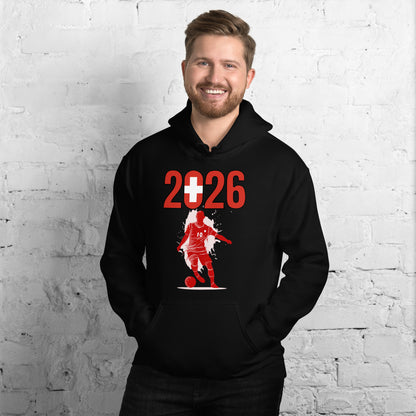 Switzerland World Cup 2026 Fitted Hoodie | Slick_Move_RD