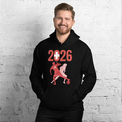 Switzerland World Cup 2026 Fitted Hoodie | Smart_Tackle