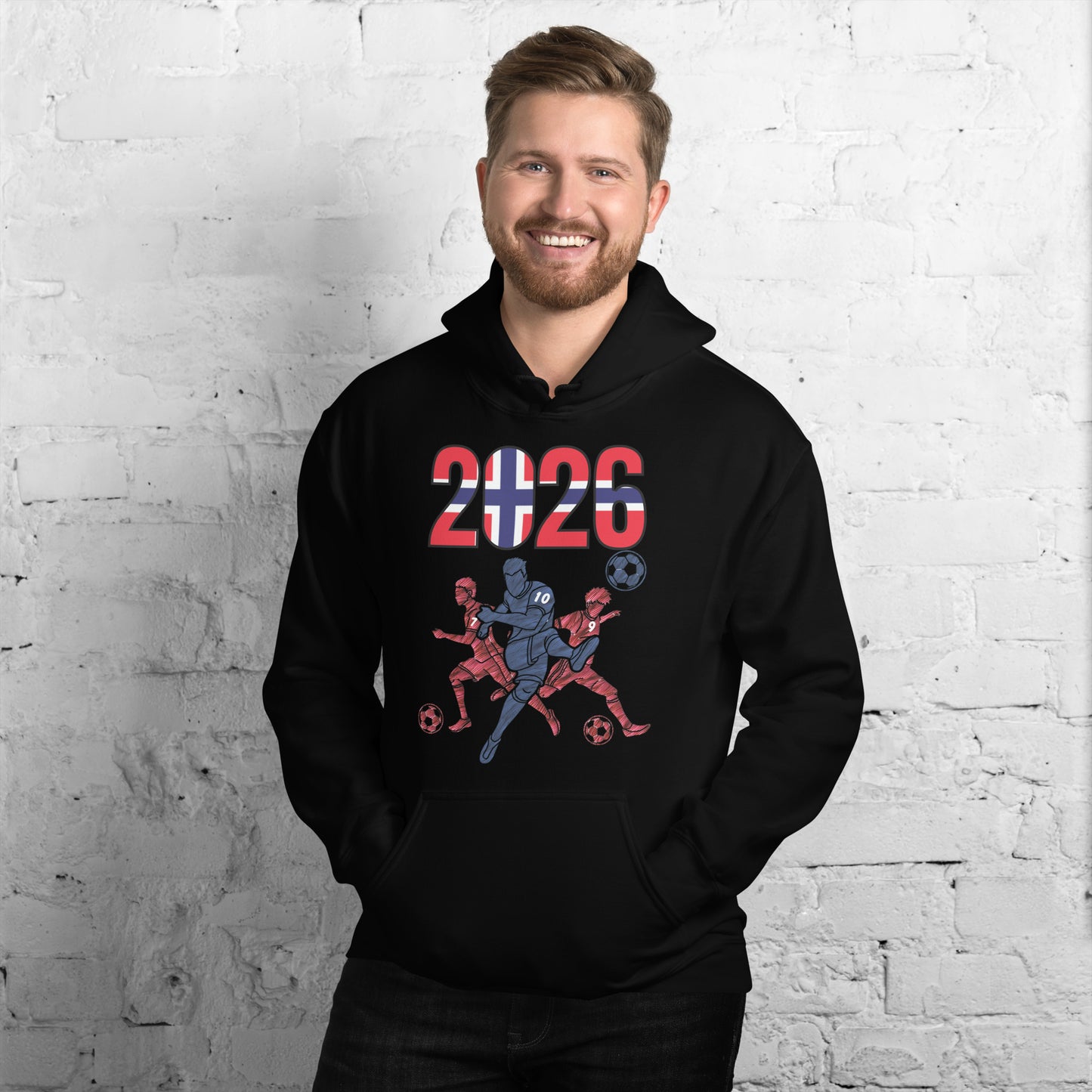 Norway World Cup 2026 Fitted Hoodie | Sprints_Trio