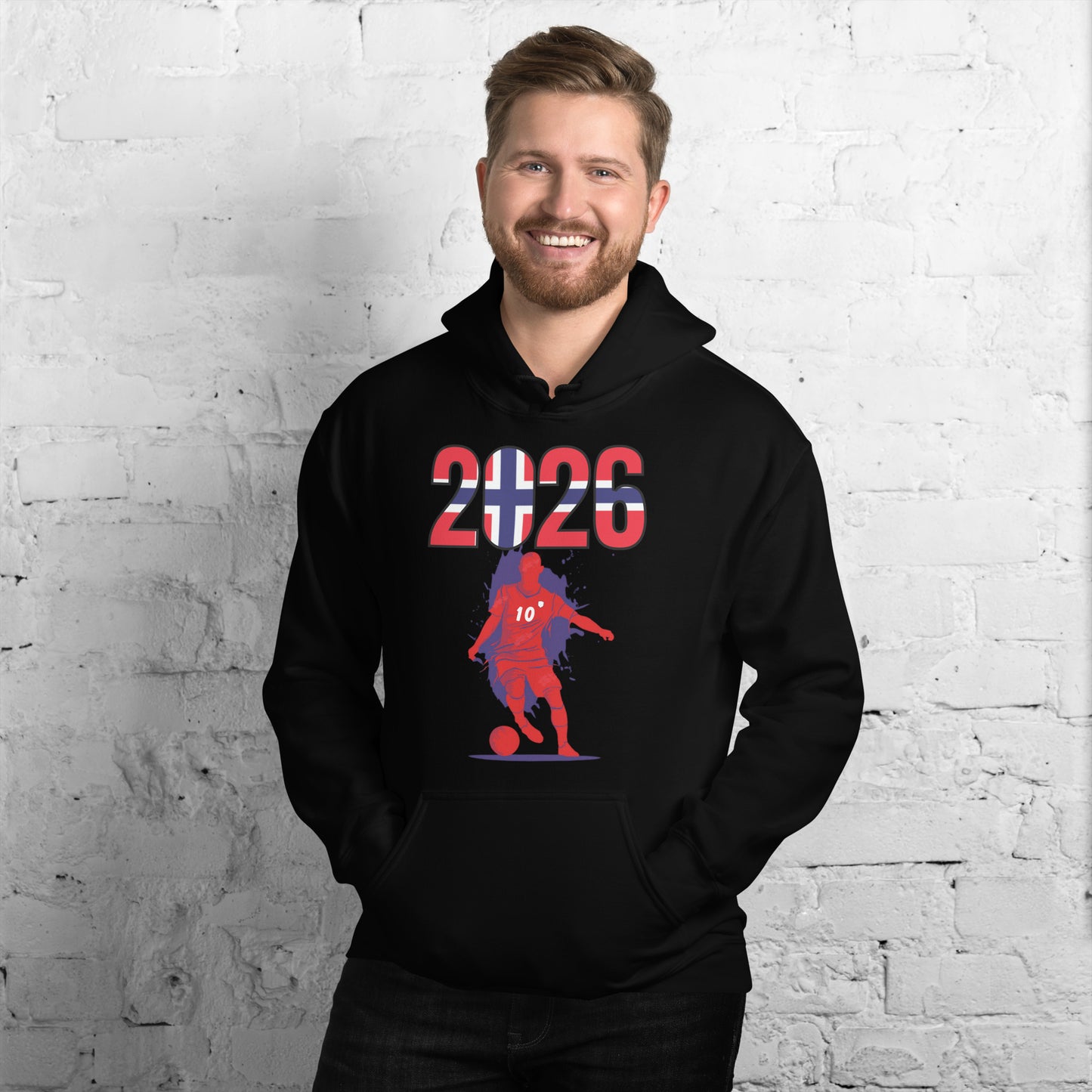 Norway World Cup 2026 Fitted Hoodie | Slick Move_RD