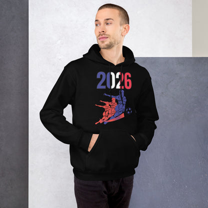 France World Cup 2026 Fitted Hoodie | Rising_Jist