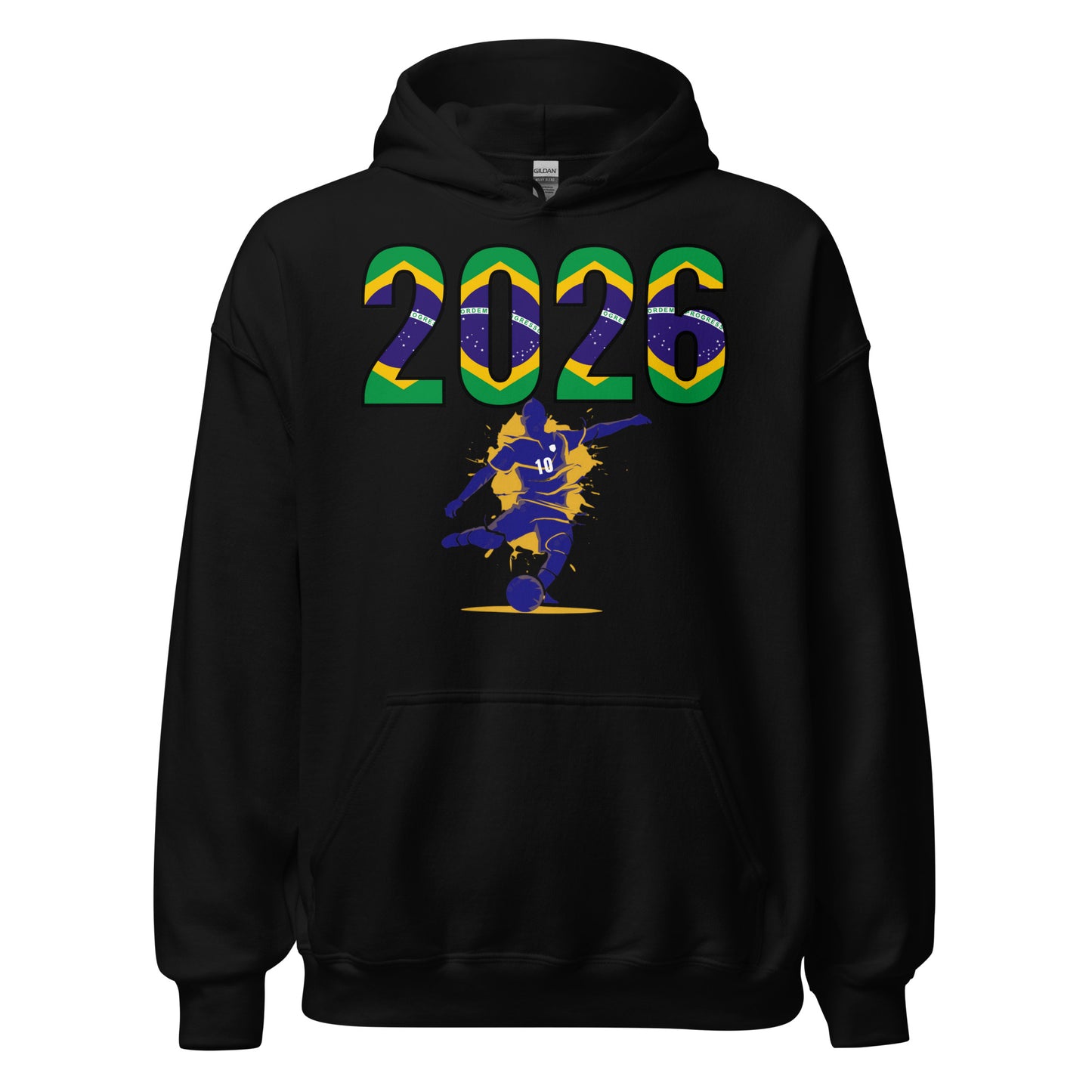 Brazil World Cup 2026 Fitted Hoodie | Let's_Play_BL