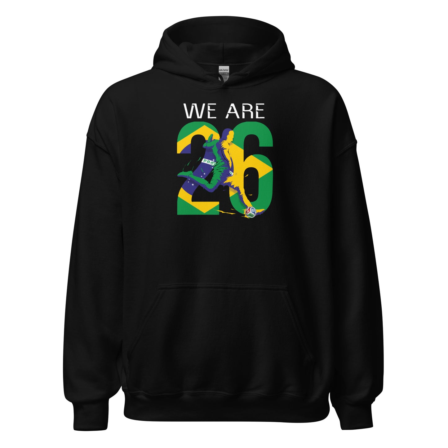 Brazil World Cup 2026 Fitted Hoodie | We_Are_26