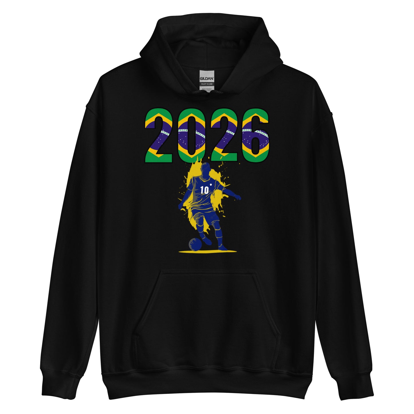 Brazil World Cup 2026 Fitted Hoodie | Slick_Move_BL