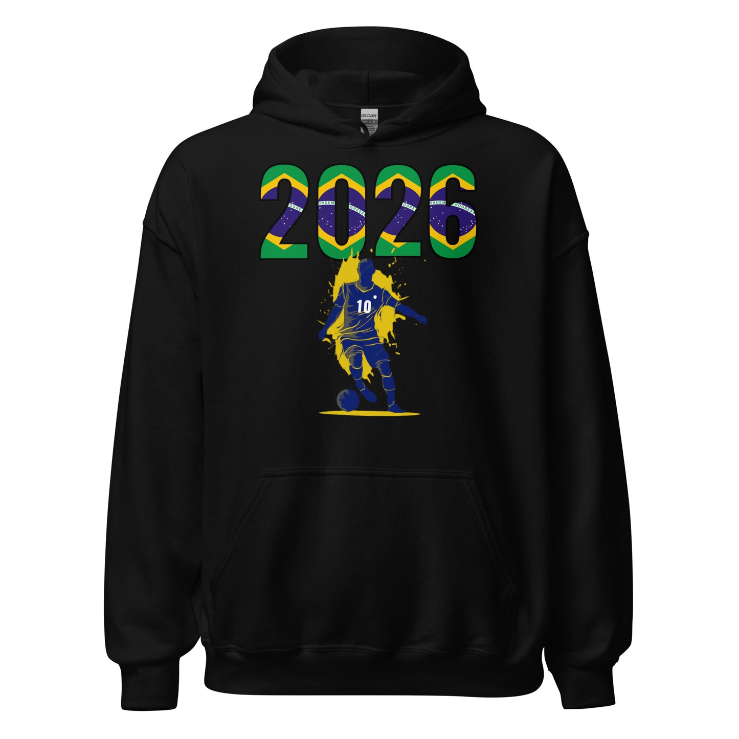 Brazil World Cup 2026 Fitted Hoodie | Slick_Move_BL