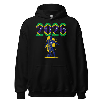 Brazil World Cup 2026 Fitted Hoodie | Slick_Move_BL