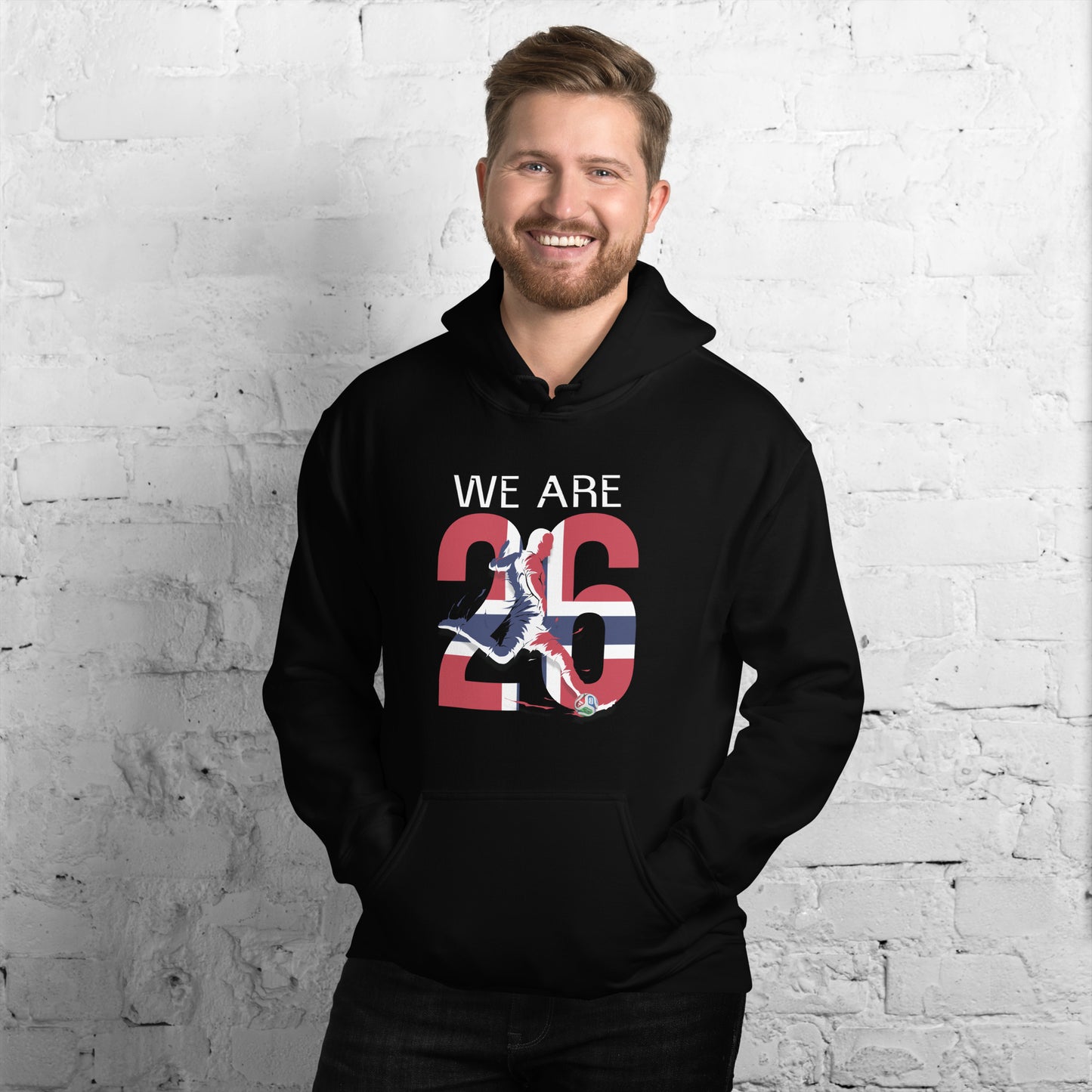 Norway World Cup 2026 Fitted Hoodie | We_Are_26