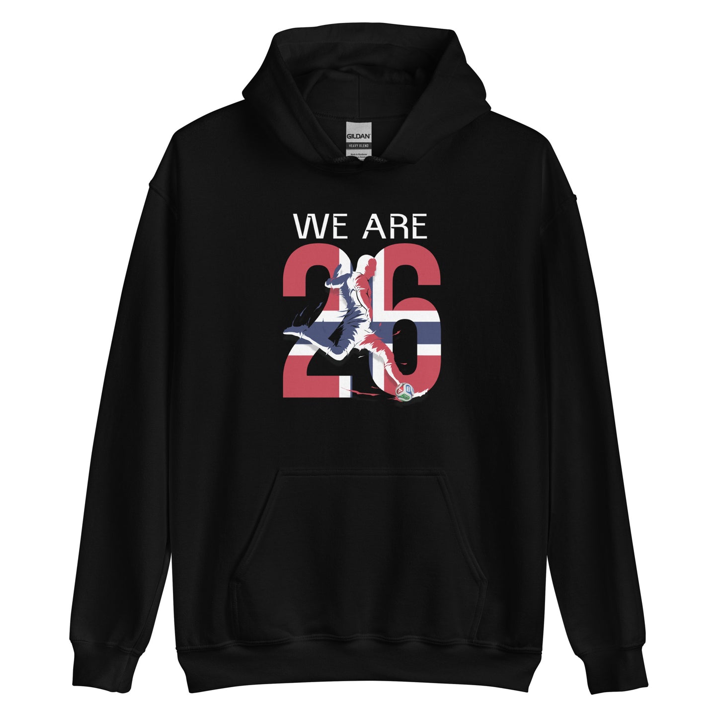Norway World Cup 2026 Fitted Hoodie | We_Are_26
