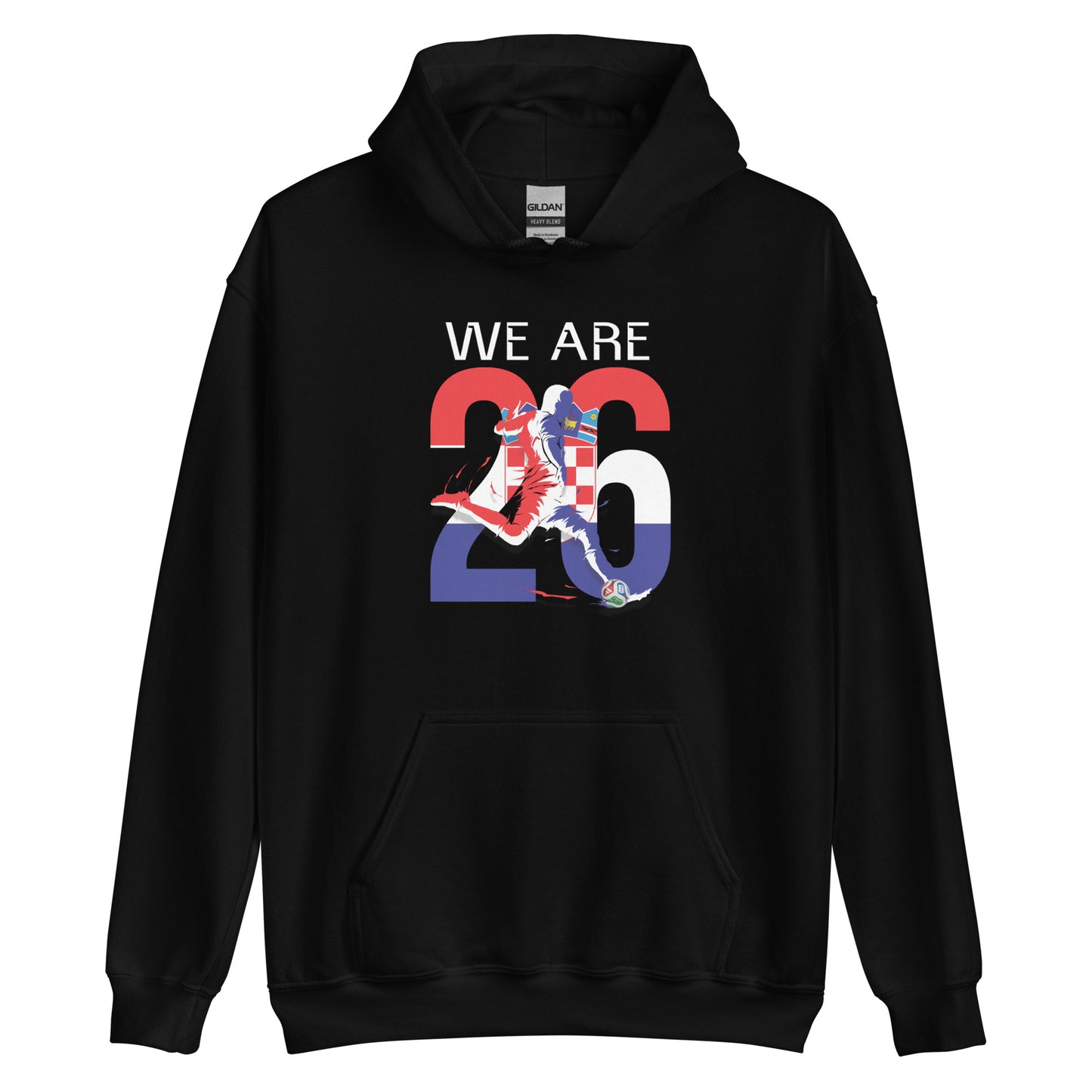 Croatia World Cup 2026 Fitted Hoodie | We_Are_26