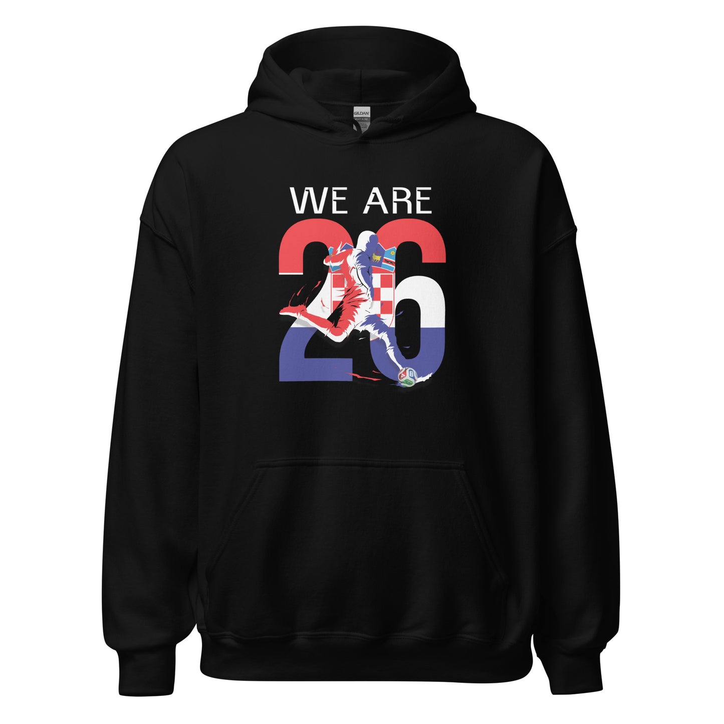 Croatia World Cup 2026 Fitted Hoodie | We_Are_26