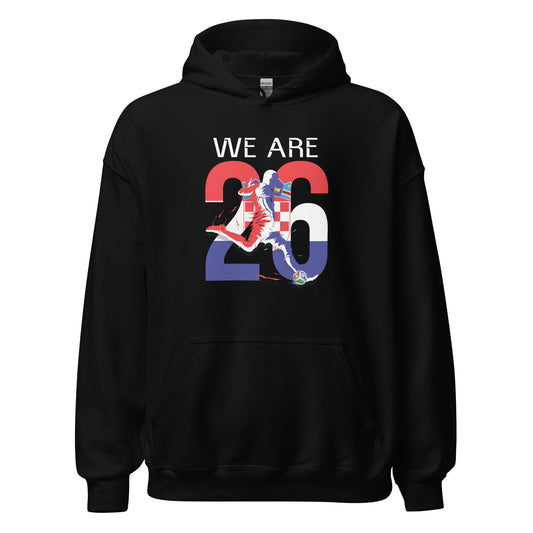 Croatia World Cup 2026 Fitted Hoodie | We_Are_26