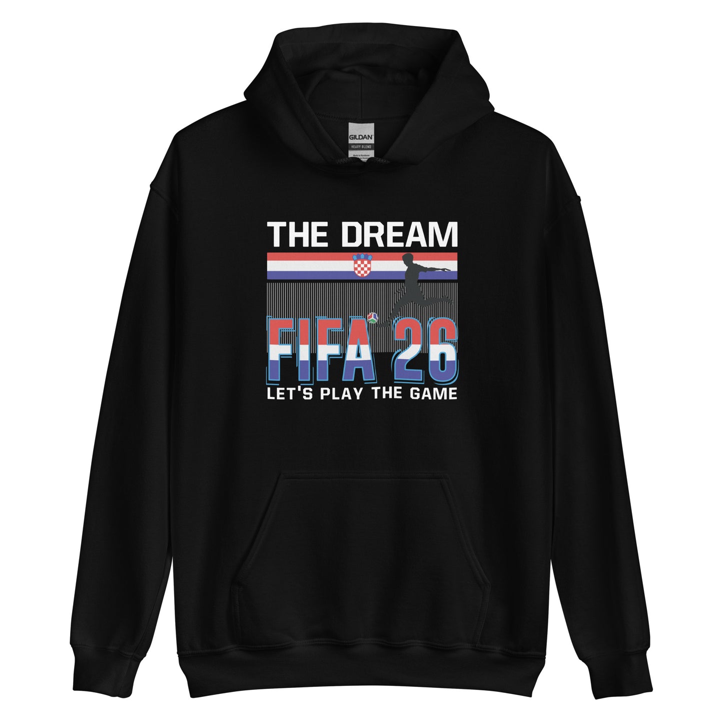 Croatia World Cup 2026 Fitted Hoodie | The_Dream