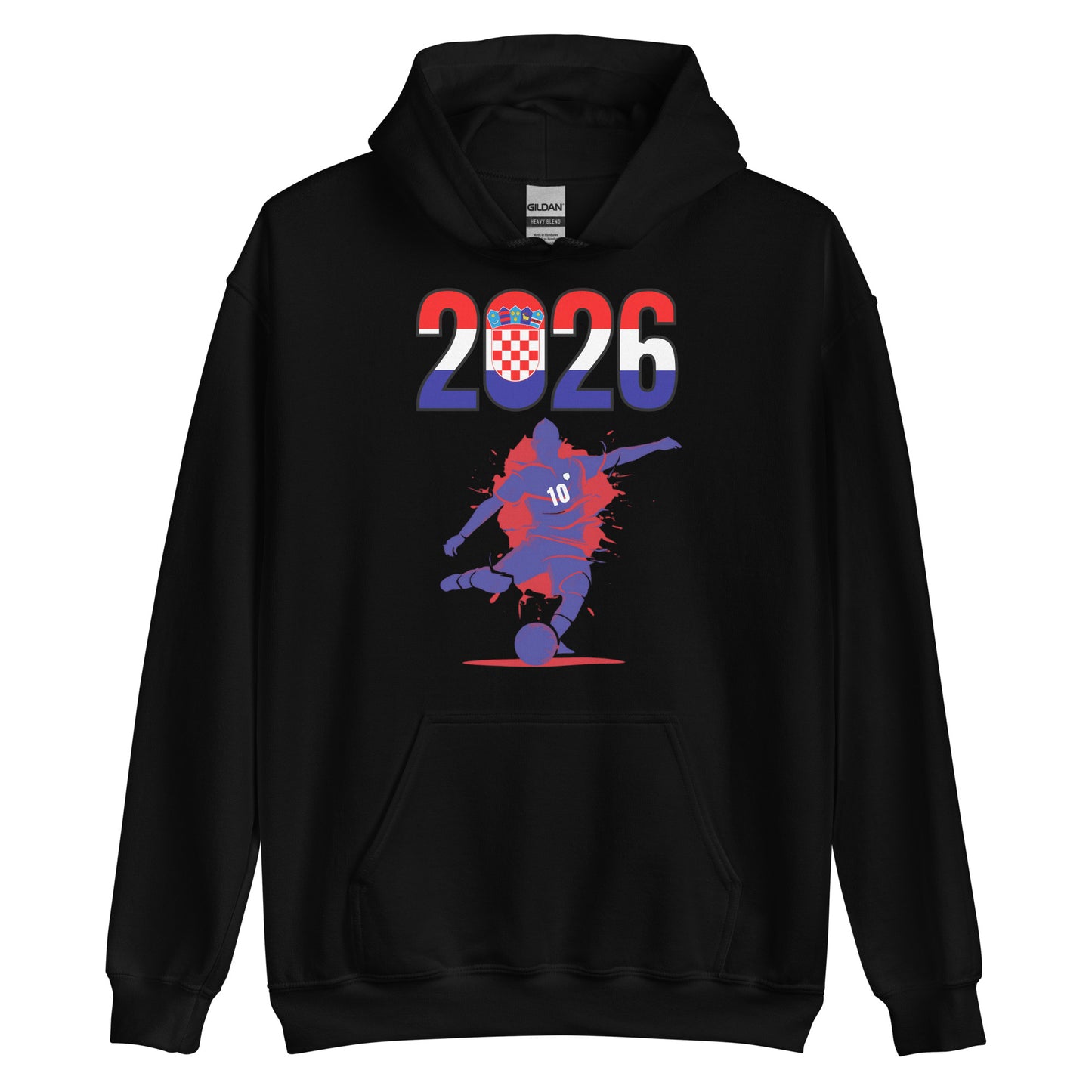 Croatia World Cup 2026 Fitted Hoodie | Let's Play