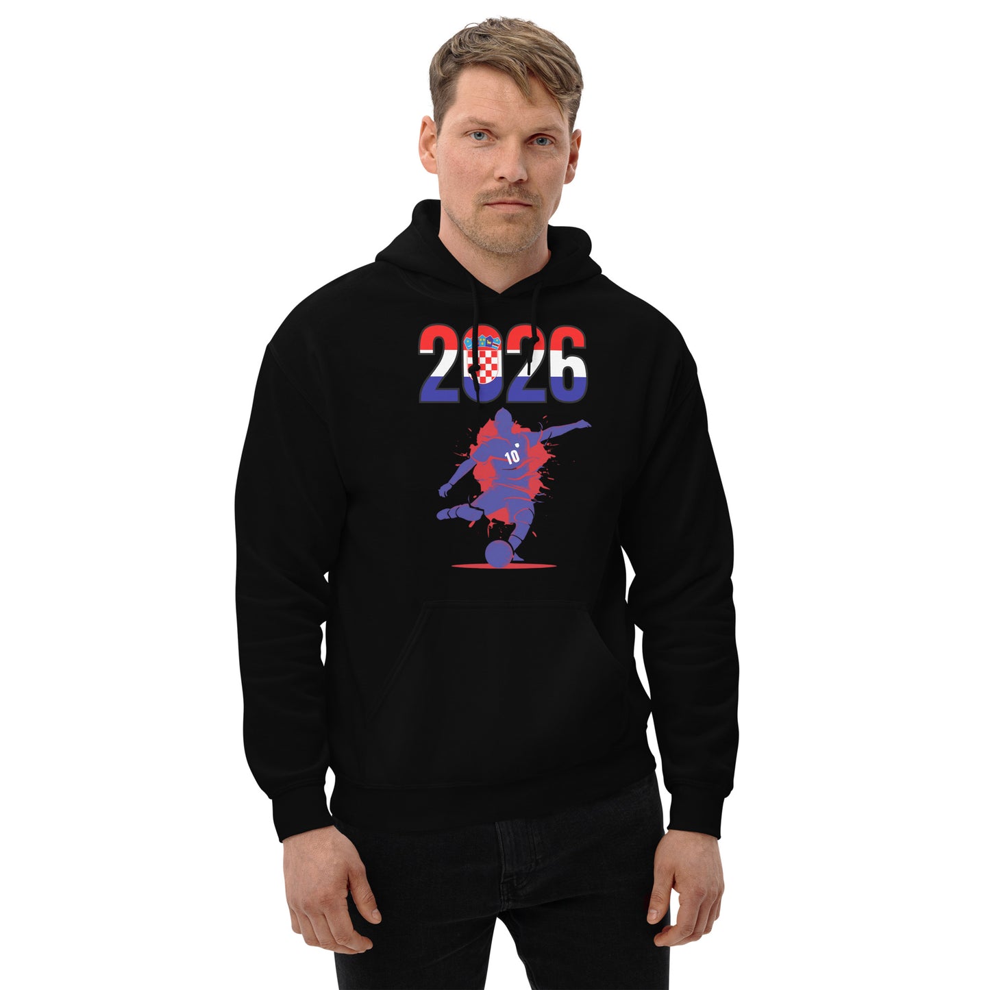 Croatia World Cup 2026 Fitted Hoodie | Let's Play