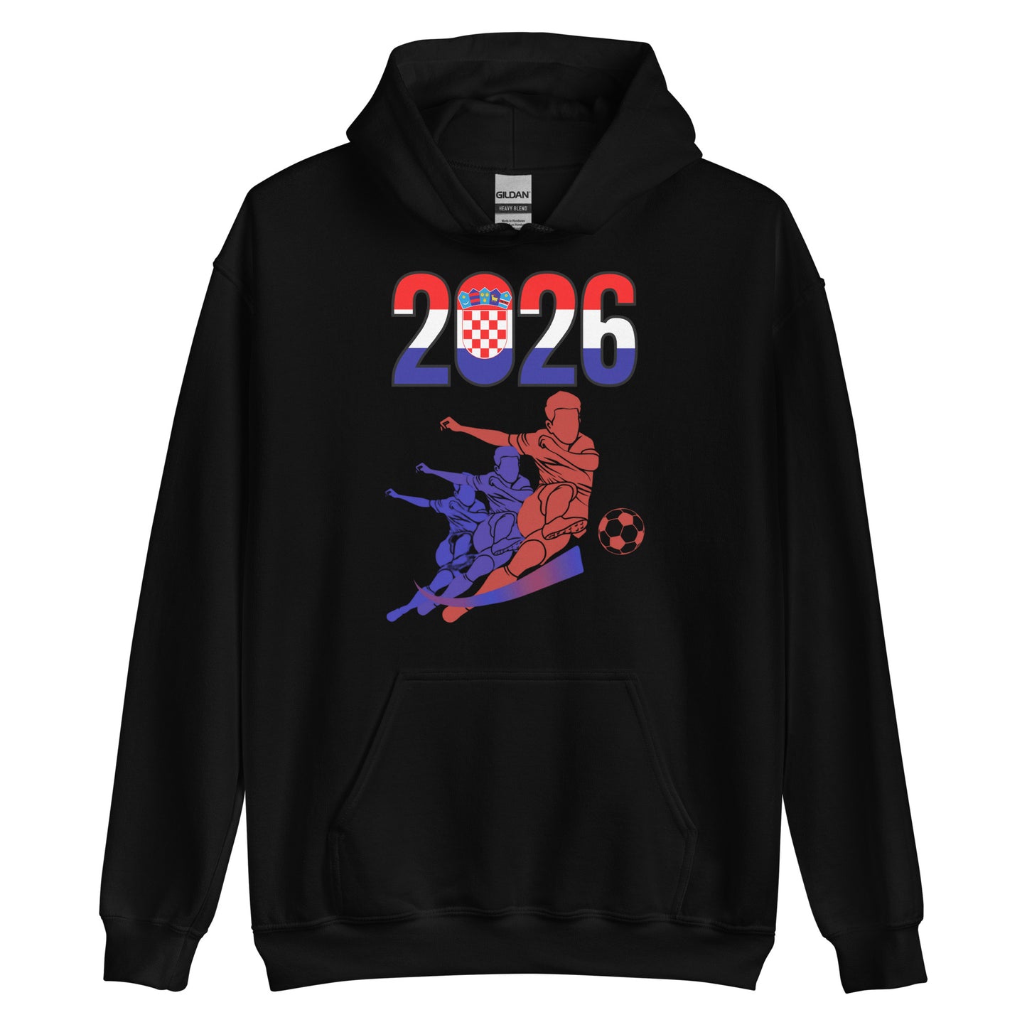 Croatia World Cup 2026 Fitted Hoodie | Rising_Jist