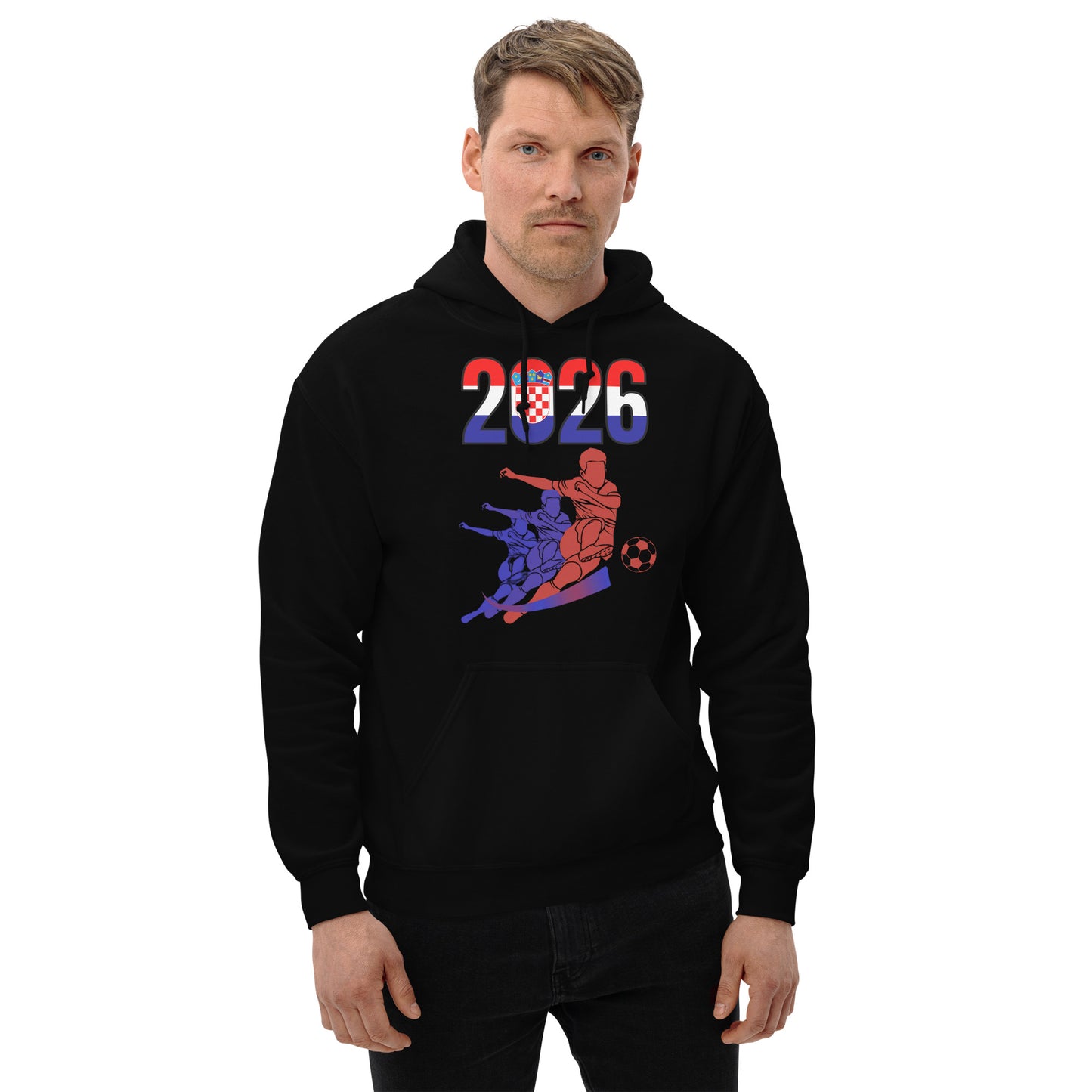 Croatia World Cup 2026 Fitted Hoodie | Rising_Jist