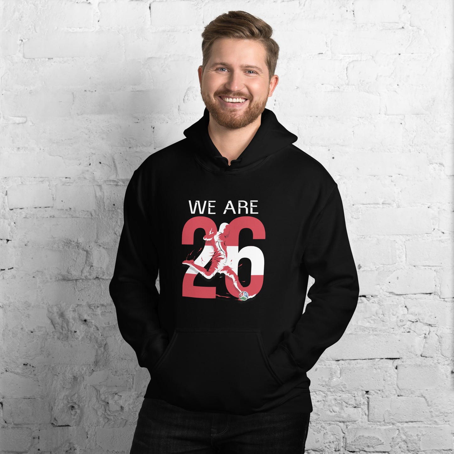 Austria World Cup 2026 Fitted Hoodie | We_Are_26