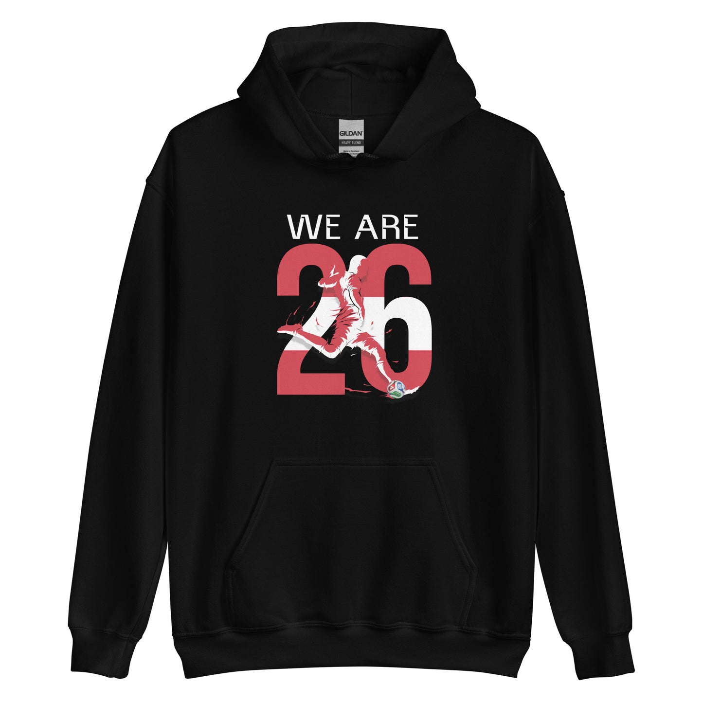 Austria World Cup 2026 Fitted Hoodie | We_Are_26