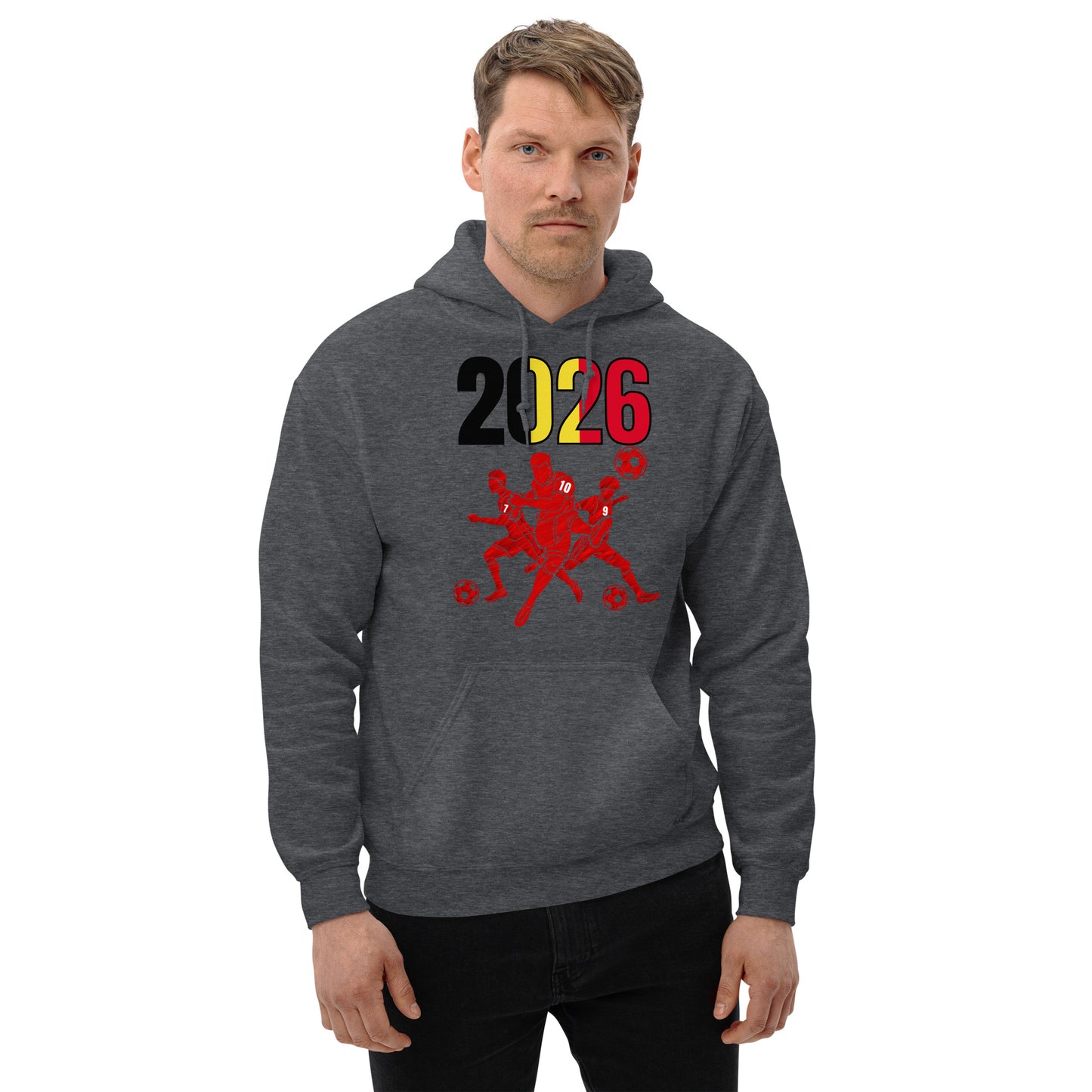 Belgium World Cup 2026 Fitted Hoodie | Sprints_Trio